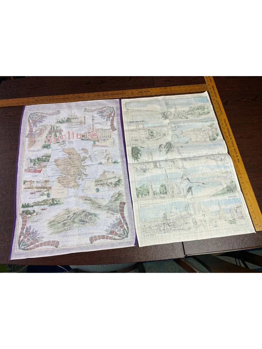 Vintage Causeway Mayor Vista East Coast SCOTLAND Souvenir Towels